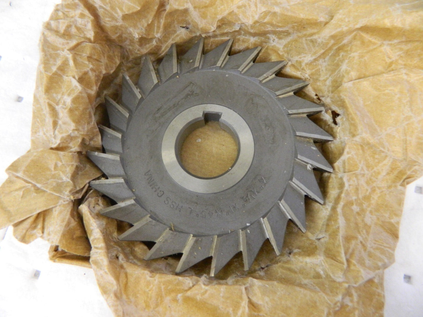 4 x 1/2 45° High Speed Steel Single-Angle Cutter 328-1417