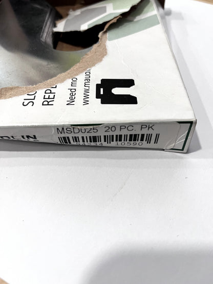 MAUDLIN Shim Stock: 0.025'' Thick, 5'' Long, 5" Wide, 302/304 Stainless Qty 20