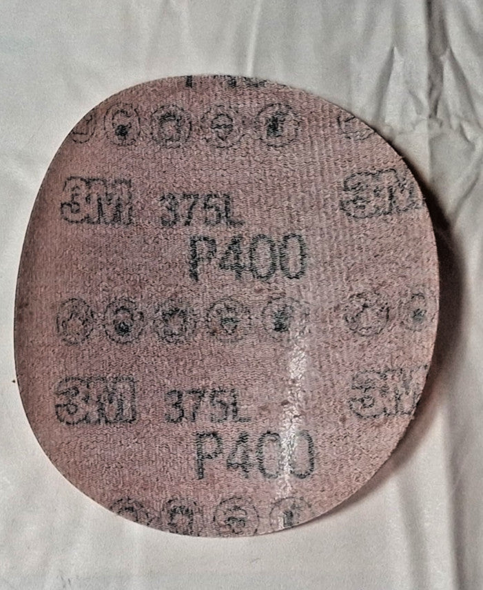 3M Aluminum Oxide Hook & Loop Discs 5" Dia 400 Grit Coated QTY50 7100305428