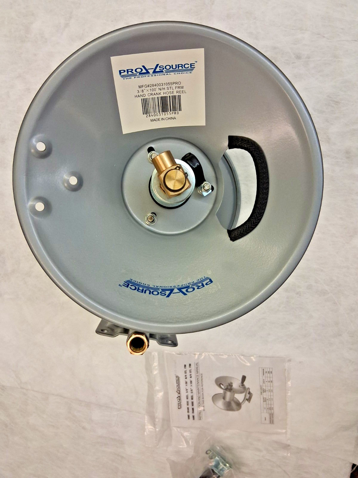 Pro-Source Hose Reel Without Hose 3/8" ID Hose 100ft 2840031055PRO