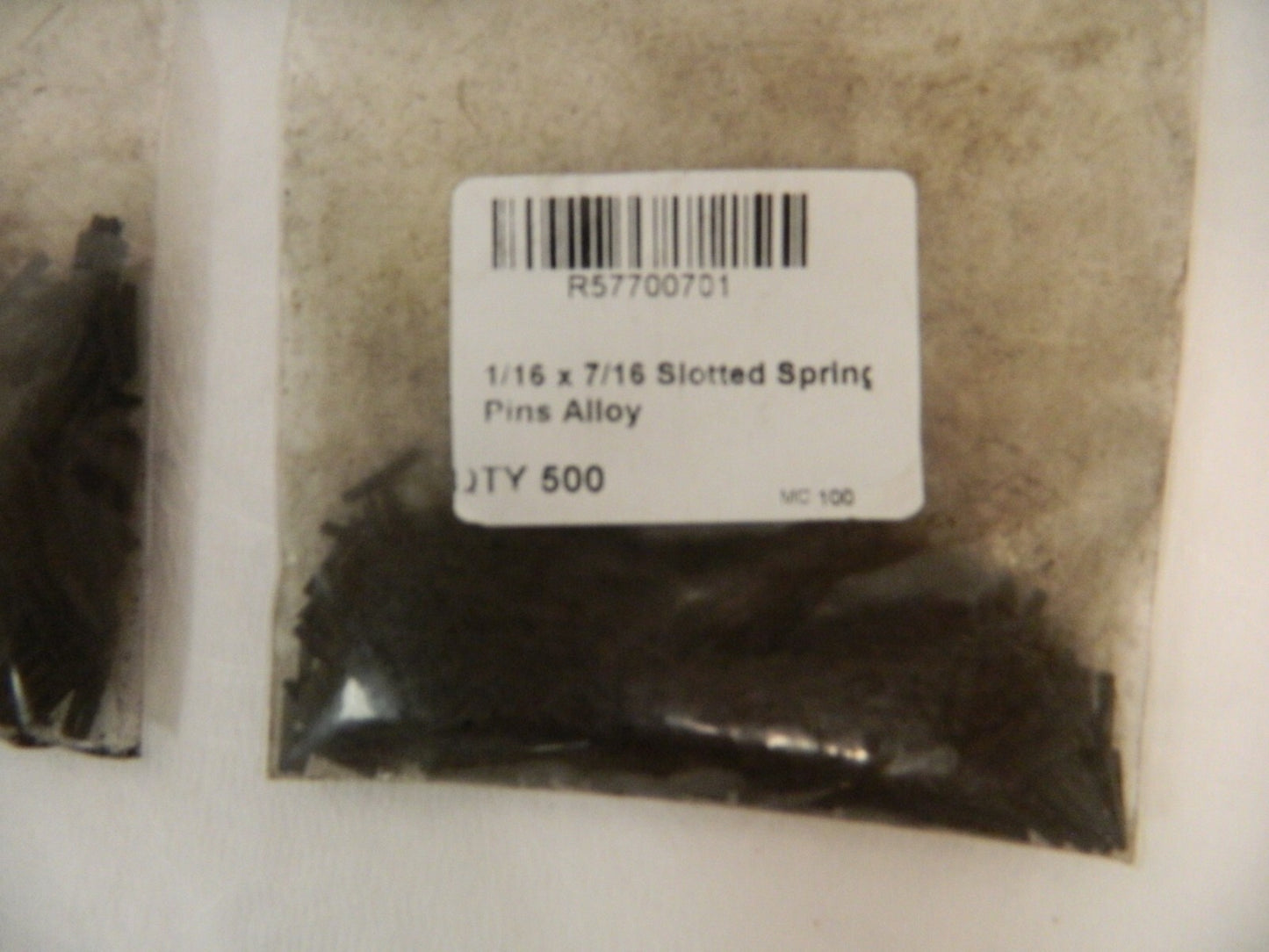 Pro 1/16" Diam x 7/16" Long Slotted Spring Pin Lot of 2500 Pins R57700701