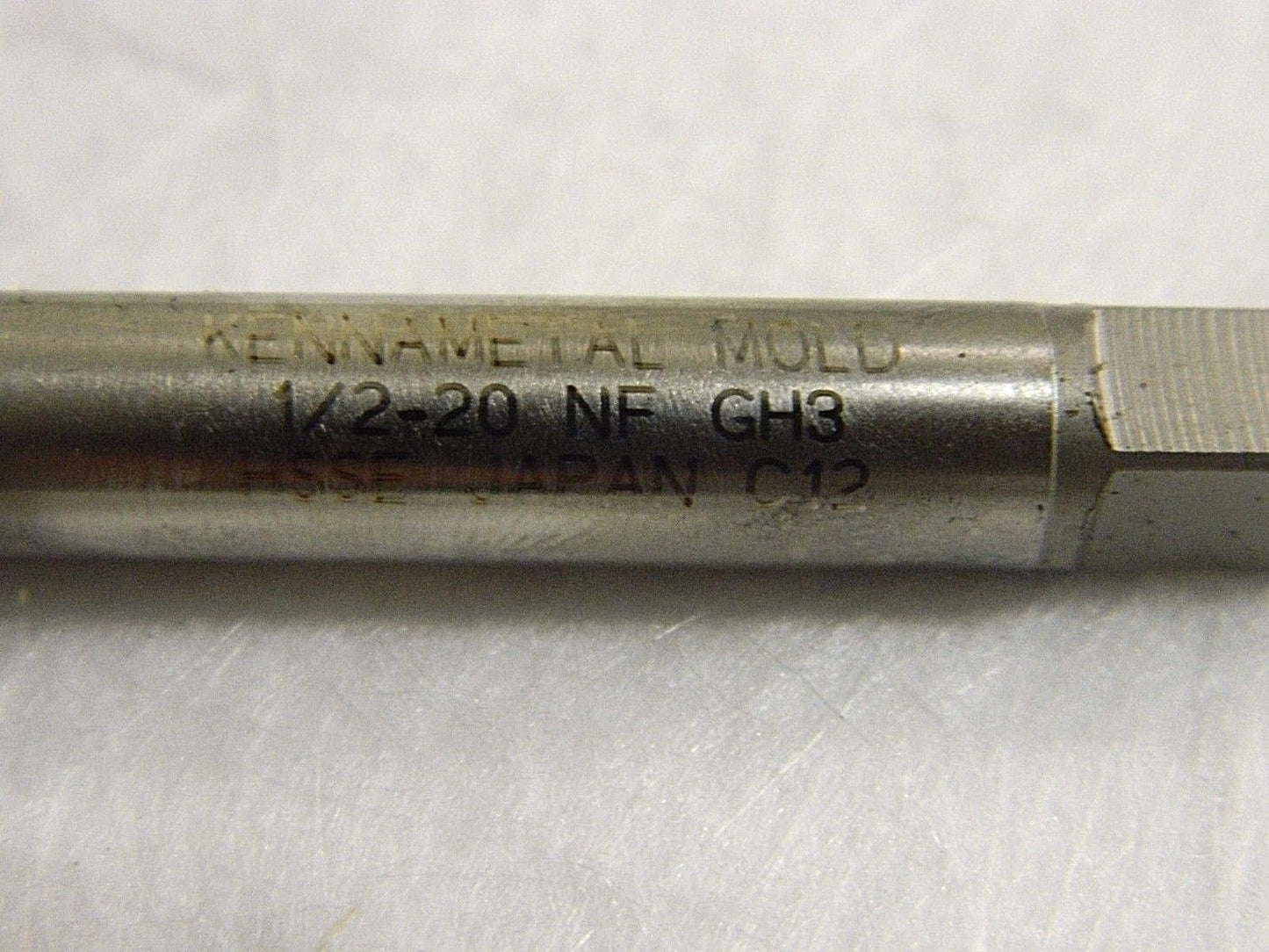 PACK of 3 Kennametal Machine Taps HSSE C12 1/2"-20 UNF GH3 4FL 1434565
