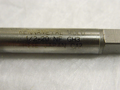 PACK of 3 Kennametal Machine Taps HSSE C12 1/2"-20 UNF GH3 4FL 1434565