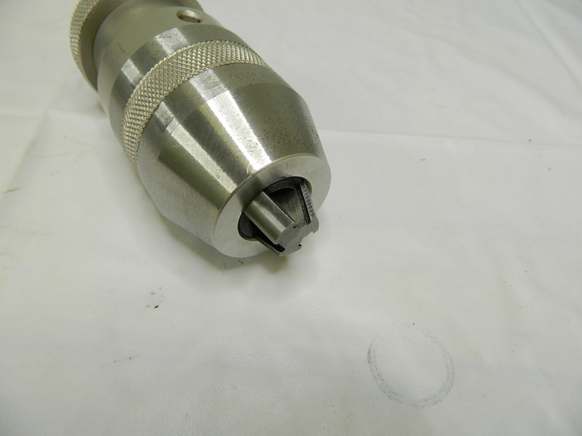 Drill Chuck: 1/2 Capacity, Tapered Mount, JT33 USED