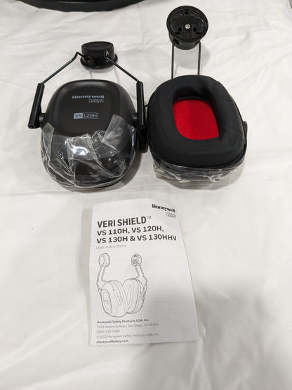 Honeywell VS120H VeriShield Helmet Earmuffs Box of 10 1035121-VS