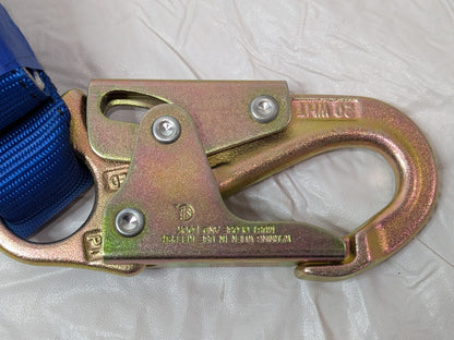 Werner Steel Trailing Rope Grab w/3 Ft Shock Absorbing Lanyard L250001