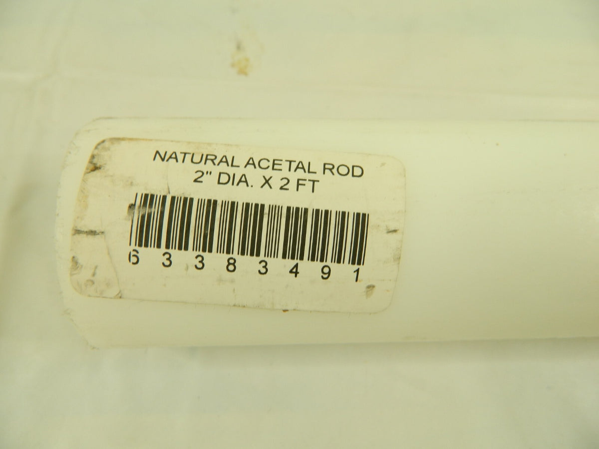 2  x 2 Natural (Color) Acetal Rod 63383491