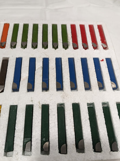Carbide Tool Bit Set 37 Pieces, 5/16 Inch Wide Bit, Grade C5 CTBS-516