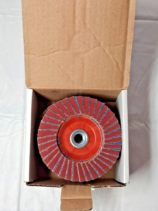 Norton Ceramic Alumina Flap Disc 4-1/2" Dia Type 27 QTY5 63642536148