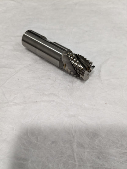 HERTEL Roughing & Finishing End Mill: 3/4" Dia, 4 Flutes, Square End