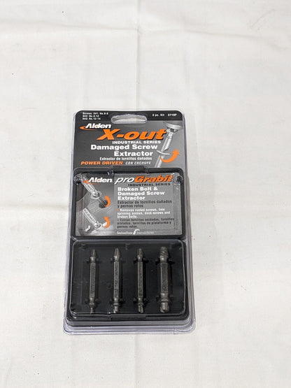 ALDEN Bolt & Screw Extractor: 4 Pc 8440P