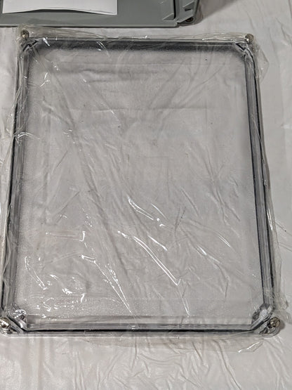 T&amp;B Polycarbonate Standard Enclosure with Screw Flat Cover 8"X10"X