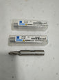 OSG 3pk Square End Mill: 1/4" Dia, 1/2" LOC, 2 Fl cobalt 5200300