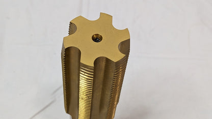 YG1 Straight Flute Plug Standard Hand Tap HSS TiN 1-1/2- 12 GH4 6FL T8316967