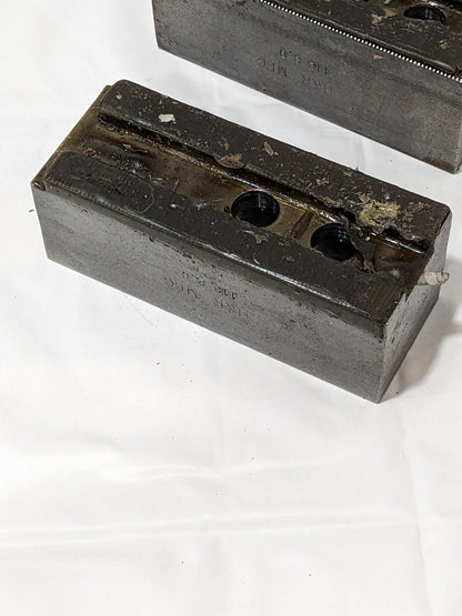 H&R Soft Lathe Chuck Jaw: Serrated 2" OAW, 2" OAH, 5-1/4" OAL Qty 2 HR-112-2.0