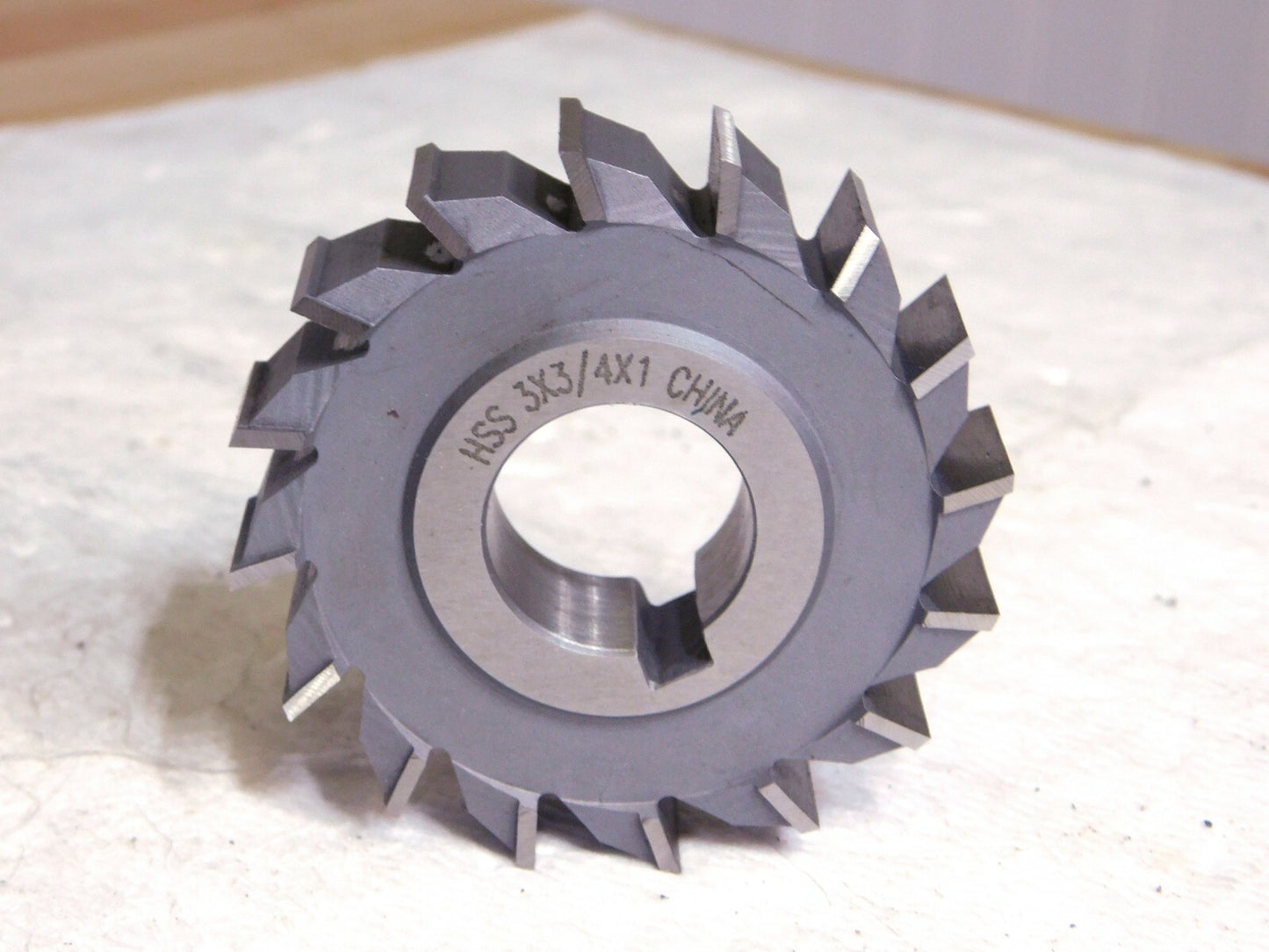 Professional HSS Side Milling Cutter 3 Dia 16 Teeth 3/4 Cut Width 301-3489