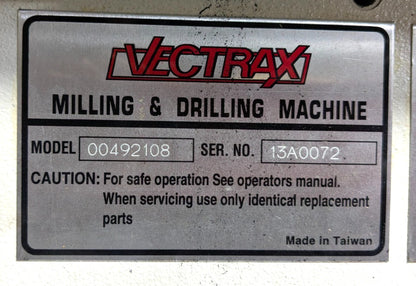 VECTRAX 20" Floor Standing Drill Press 1.5 hp 220V RF-401VS/1  *NOT WORKING*