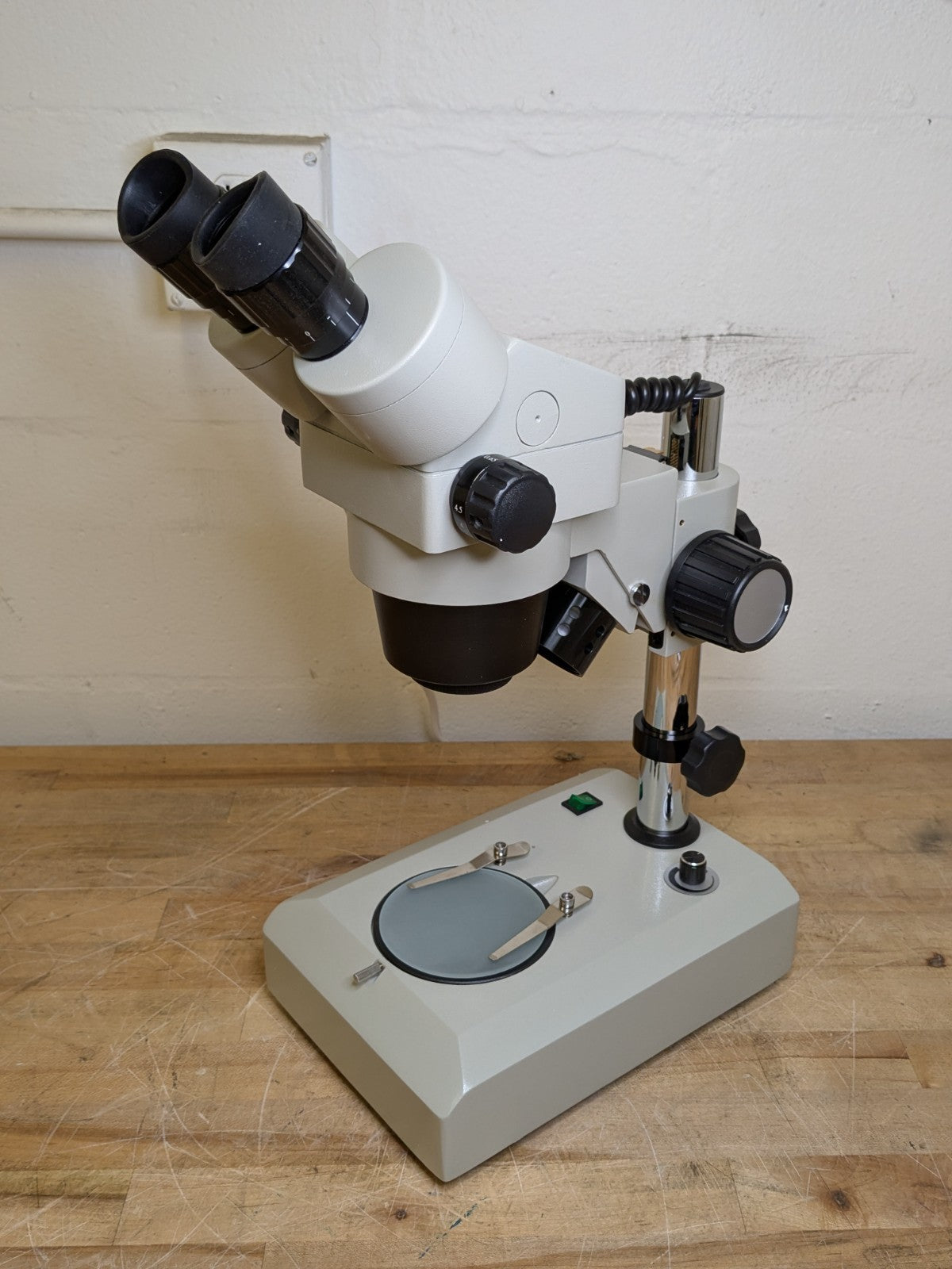 SPI Stereo Microscope 6.5x - 45x Mag. Binocular Lens 12-504-7 Parts / Repair