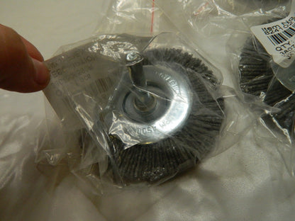 Wheel Brush lot of 6: 3" Wheel Dia, Crimped 3807506590R