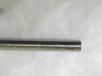 Nachi HSS XL Parabolic Drill 9/32 Dia Straight Shank 12 OAL 9" Fl Lgt 105