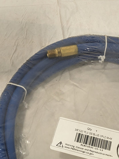 CONTINENTAL CONTITECH Multipurpose Air Hose: 3/8" ID, 20' PLB03830-20-13