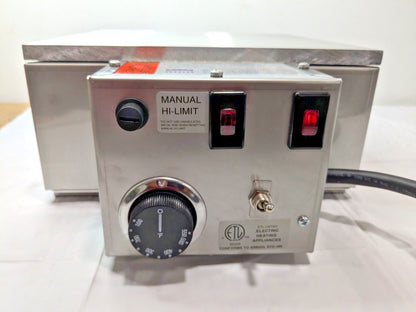 Valad Electric Heating Ind Hot Plate 12"L x 12"W x 6"H 110/120V HP12X12-11.5-1