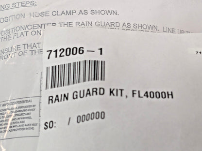 MSA Rain Guard Kit For FL4000H 712006-1