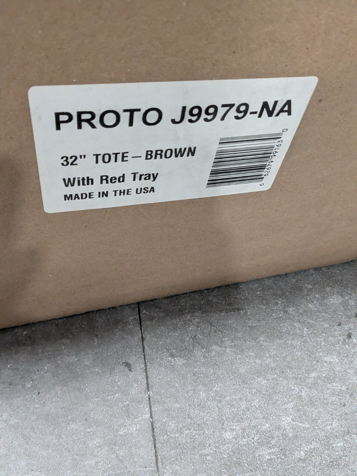 Proto Tool Box, Steel, Brown, 32 in W x 8-1/2 in D x 9-1/2 in H J9979-NA