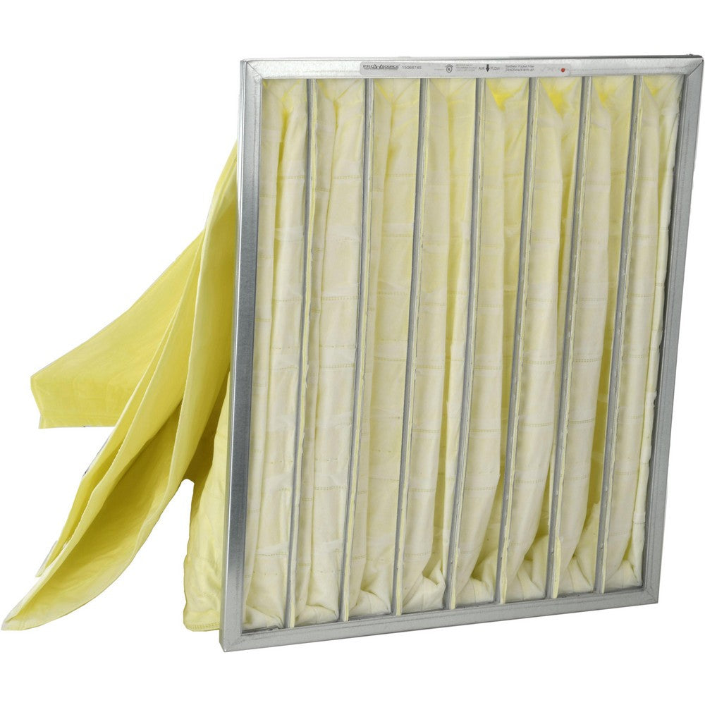 (4) PRO-SOURCE Bag Air Filter: MERV 15, 29" Deep, 20" Wide, 24" High PRO22581