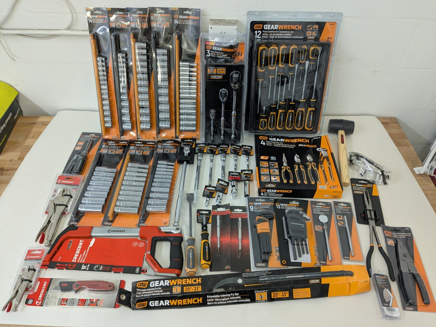 GearWrench 160 Pc. Professional Mixed Hand Tool Set w/ Wrenches, Sockets, Pliers