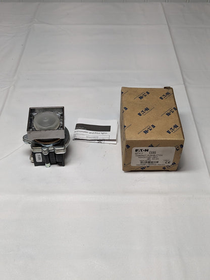 Eaton Cutler-Hammer Compact Pushbutton Indicating Light 28V/120V E30BS
