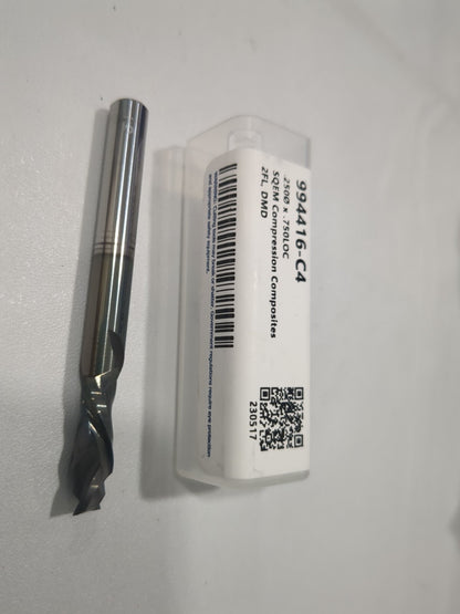 HARVEY TOOL Square End Mill LOC 0.75 inch OAL 2-1/2 994416-C4