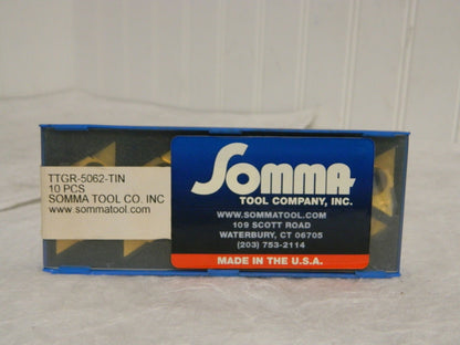 Somma Carbide Turning Inserts TTGR-5062C-2T Qty 10 50587252