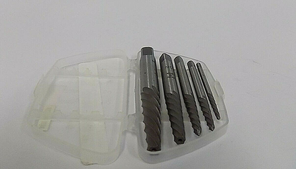 Interstate Spiral Flute Screw Extractor 5 Piece Set QTY 2 Sets 05026554