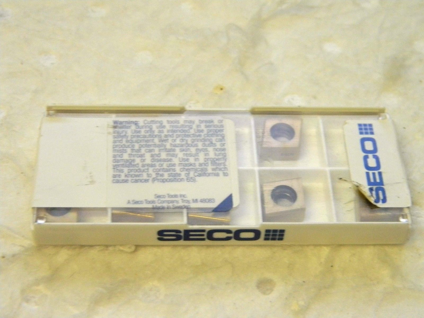 Seco Carbide Milling Inserts 335.181005 M10 Grade F40M Grade F40M #05497