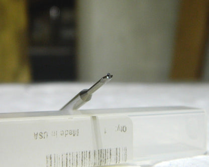 Accupro Square End Mills 0.08" Diam x 0.12" LOC 3FL Qty 2 61731592