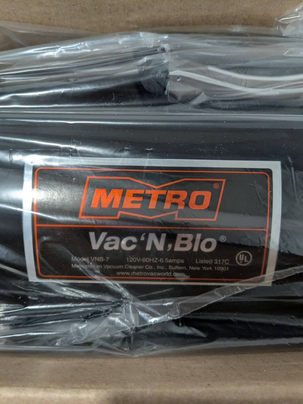 MetroVac Vacuum Blower 1.17 hp, Accessories Included VNB-7B