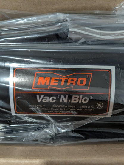 MetroVac Vacuum Blower 1.17 hp, Accessories Included VNB-7B