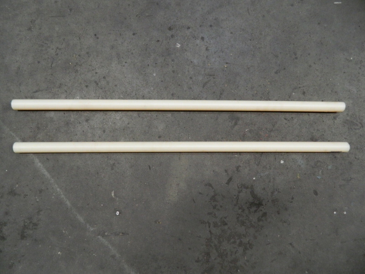 Quadrant Engineering Acetal Plastic Rods 2 Pack 4' Long 1-1/2" Diam 63