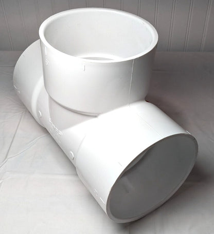 Lasco 6" DWV PVC D2665 Vent Tee  SCH40   D441-060