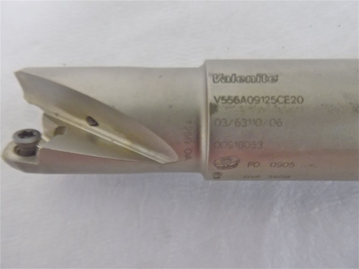 Valenite High Feed End Mill 1.25" Dia. x 2" LOC x 10" OAL V556A09