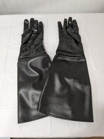 Cotton Lined Neoprene Sandblasting Gloves, 24" Overall Length Sz L 6024/10E