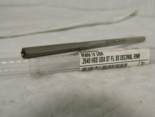 Yankee 0.264" High Speed Steel 6 Flute Chucking Reamer 72026404