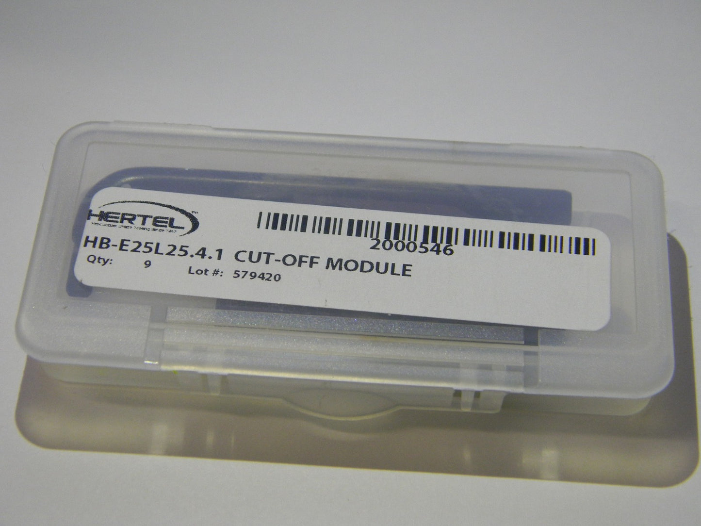 Hertel 4.1mm LH Indexable Cutoff and Grooving Insert HB-E25L25.41 2000546