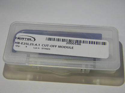 Hertel 4.1mm LH Indexable Cutoff and Grooving Insert HB-E25L25.41 2000546
