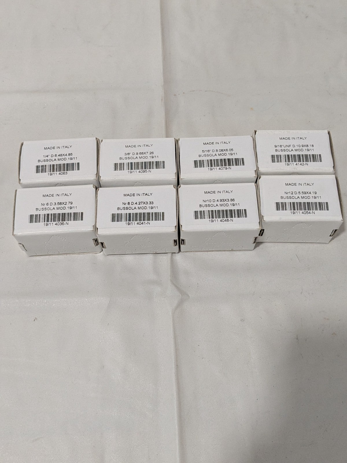 Techniks Collet Set: 8 Pc, Series ANSI 1 19/11-SET INCOMPLETE