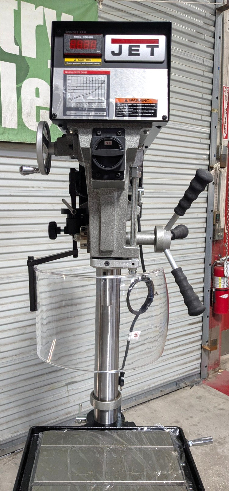 JET Drill Press  J-A5816  15" Swing   1 hp  115 & 230 V  400-5000 RPM