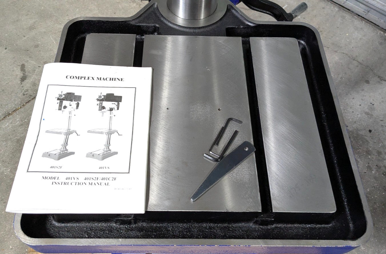 VECTRAX 20" Swing Drill Press 1.5 hp 220V RF-401VS/1 VTX  *Needs Repair*