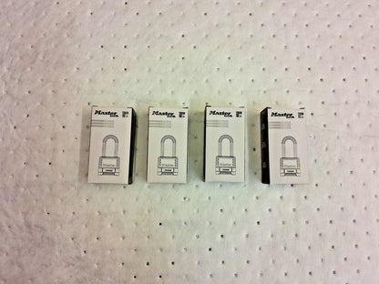 Master Lock Combination Locks 4pk 2" High 2-1/4" Width 1175LHSS