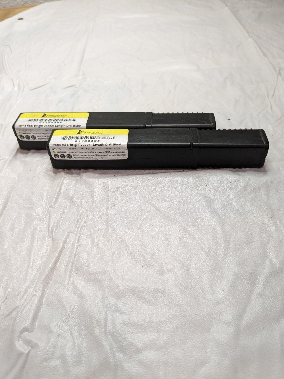 Interstate Drill Blank: 39/64 Dia, 6 OAL, High Speed Steel Qty 2 01100395